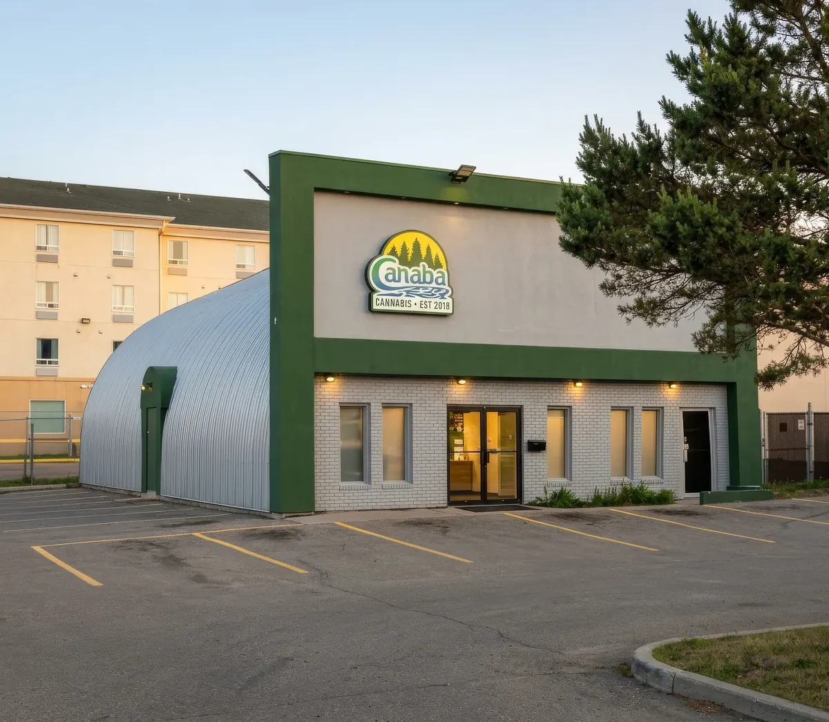 The Canaba Cannabis storefront in Prince Albert